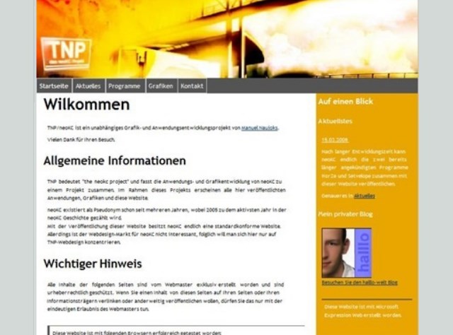 Website-Screenshot